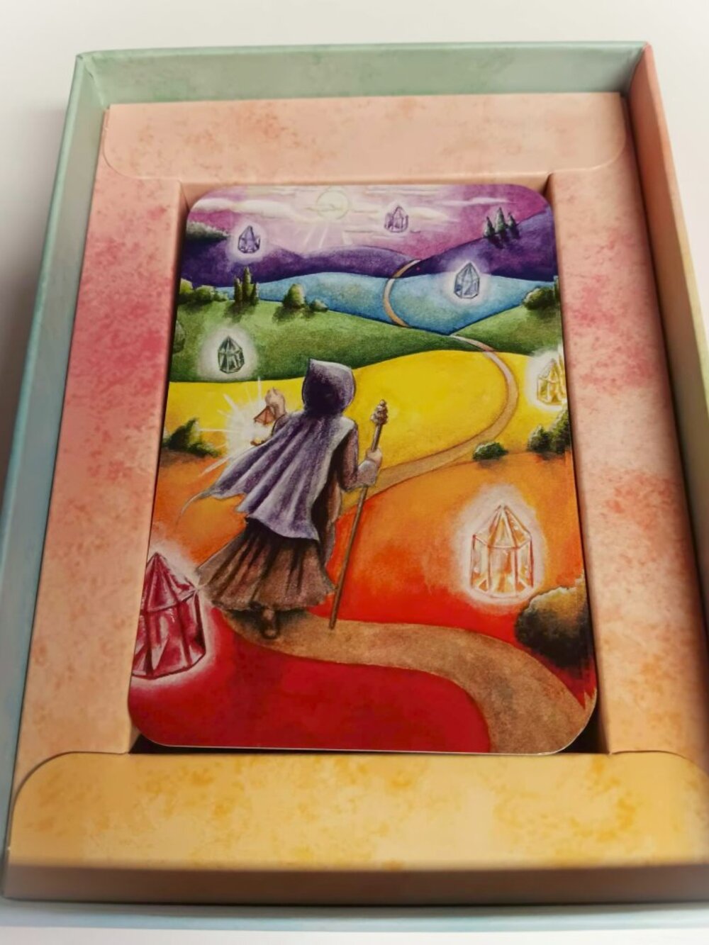 Chakra Wisdom Oracle cards, set of 49 and workbook.